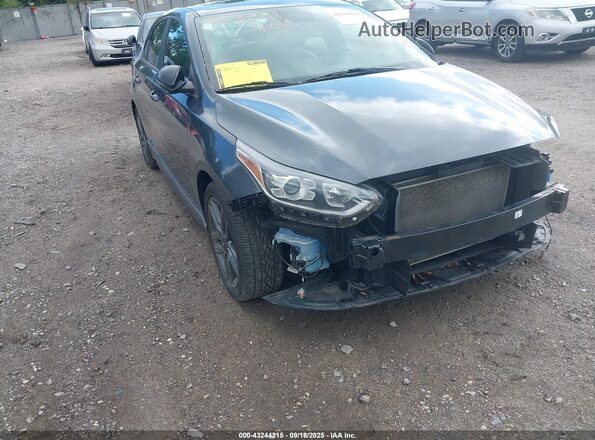3KPF34ADXME367690 2021 KIA FORTE Gray Front view