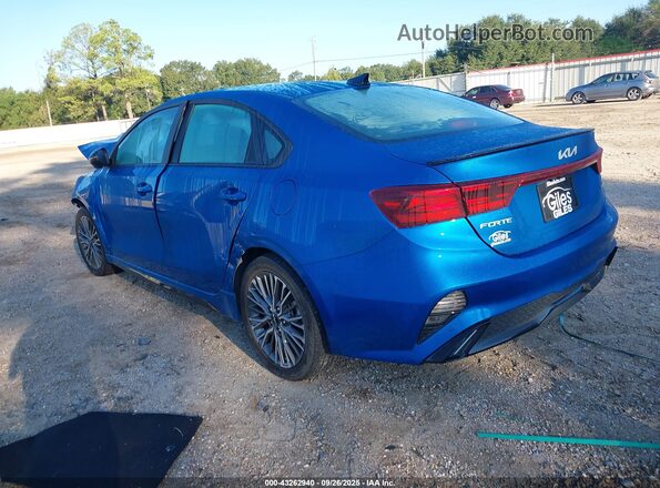 3KPF54AD0NE454672 2022 KIA FORTE Синий Задняя левая четверть