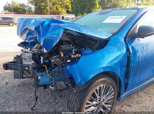 3KPF54AD0NE454672 2022 KIA FORTE Синий Вид спереди
