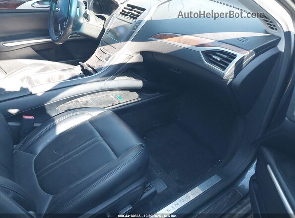3LN6L2G92GR612031 2016 LINCOLN MKZ Gray Вид салону спереду