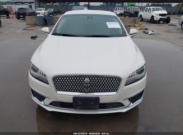 3LN6L5A99LR613925 2020 LINCOLN MKZ White Vista interior trasera
