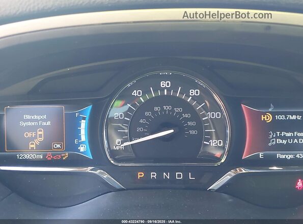 3LN6L5LU7KR630948 2019 LINCOLN MKZ HYBRID Черный Вид задних сидений
