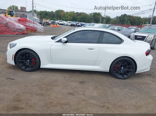 3MF13DM07R8E11554 2024 BMW M2 Белый Панорамный вид салона 360°