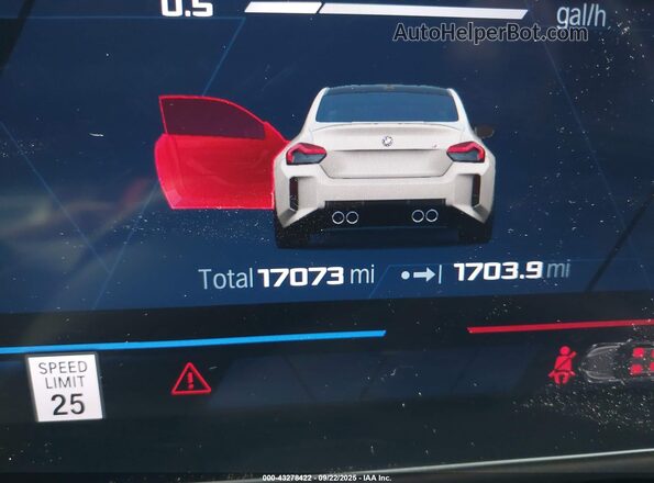 3MF13DM07R8E11554 2024 BMW M2 Белый 