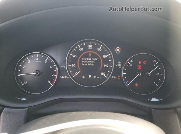 3MVDMBDLXMM316383 2021 MAZDA CX-30 Gray Vista del cuadro de instrumentos