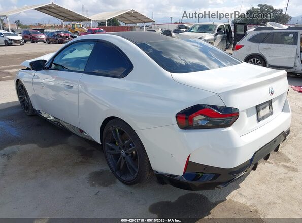 3MW43CM08P8D45780 2023 BMW M2 White Rear left