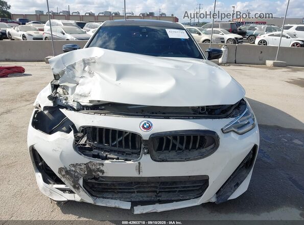 3MW43CM08P8D45780 2023 BMW M2 White Instrument cluster view