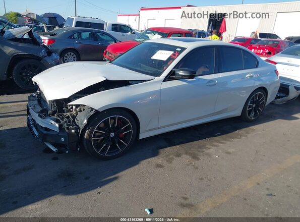 3MW49FF04P8C80357 2023 BMW 3 SERIES Beige წინა მარცხენა ხედი სამი მეოთხედიდან