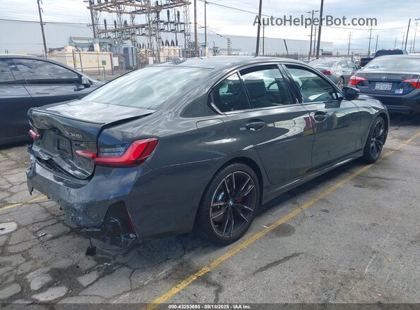 3MW49FF09R8E39506 2024 BMW M3 Gray Задня права чверть
