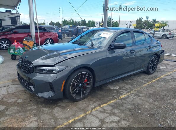 3MW49FF09R8E39506 2024 BMW M3 Gray Передня ліва чверть
