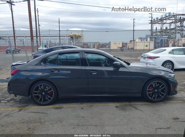 3MW49FF09R8E39506 2024 BMW M3 Gray Вид щитка приладів