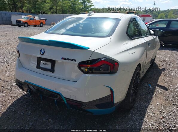 3MW53CM01N8C46655 2022 BMW M2 White Задня права чверть