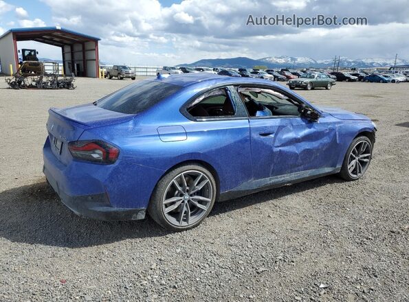 3MW53CM03P8C99859 2023 BMW M2 Blue Tył prawy