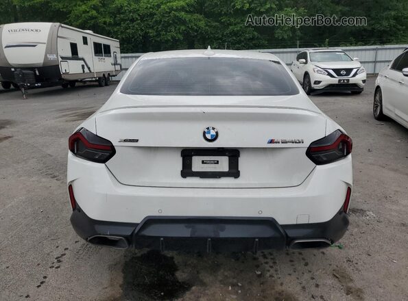 3MW53CM09N8C78639 2022 BMW M2 White Vista trasera