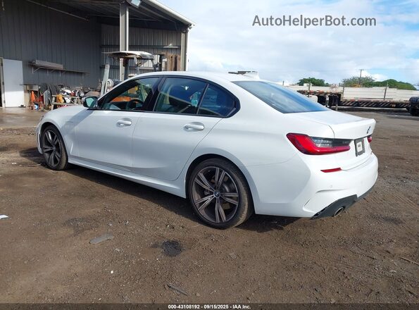 3MW5P7J06M8B75130 2021 BMW 3 SERIES White Trasero izquierdo