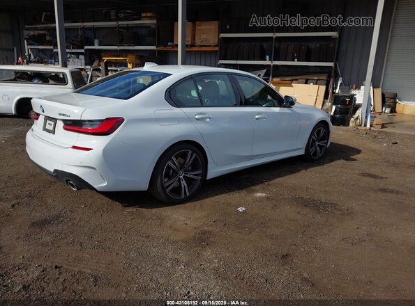3MW5P7J06M8B75130 2021 BMW 3 SERIES White Trasero derecho