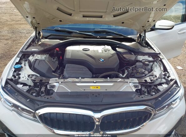 3MW5P7J06M8B75130 2021 BMW 3 SERIES White Vista trasera