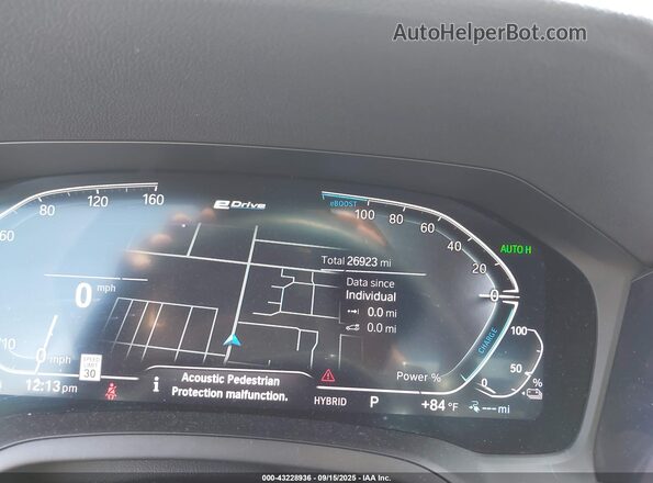 3MW5P7J07N8C47132 2022 BMW 3 SERIES Gray Հետևի նստատեղերի տեսք