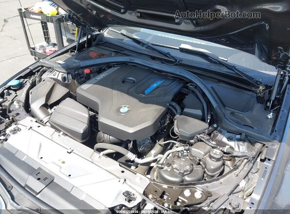 3MW5P7J07N8C47132 2022 BMW 3 SERIES Gray Հետևի տեսք