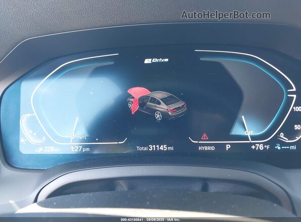 3MW5P9J03M8C12629 2021 BMW 7 SERIES Gray უკანა სავარძლების ხედი