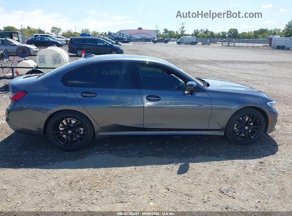 3MW5P9J03M8C12629 2021 BMW 7 SERIES Gray უკანა სალონის ხედი