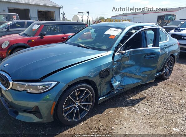 3MW5P9J07M8B73432 2021 BMW 7 SERIES Blue Вид спереду
