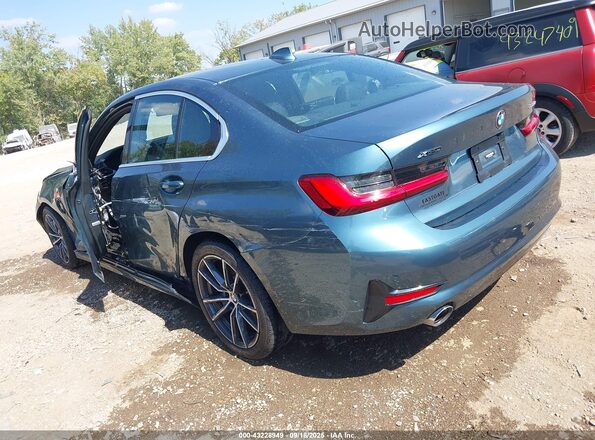 3MW5P9J07M8B73432 2021 BMW 7 SERIES Blue Задня ліва чверть