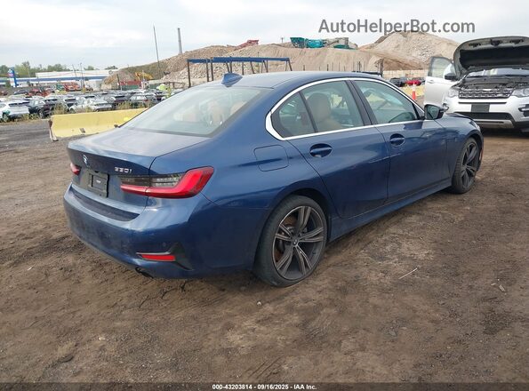 3MW5R1J02N8C29404 2022 BMW 3 SERIES Blue Tył prawy