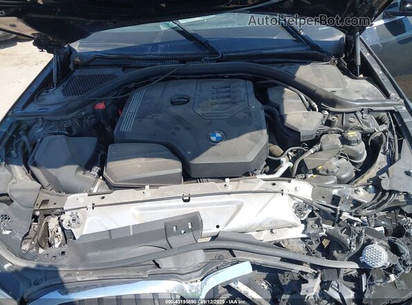 3MW5R1J04L8B05664 2020 BMW 3 SERIES Black Widok z tyłu