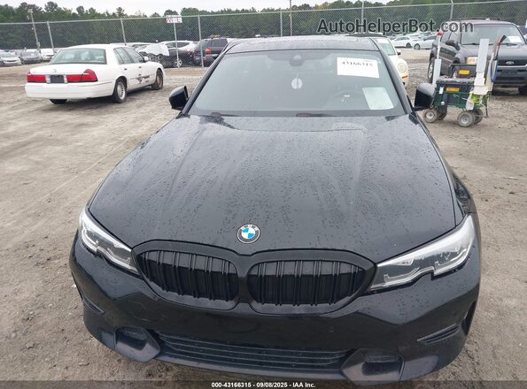 3MW5R1J09L8B33802 2020 BMW 3 SERIES Black Front view
