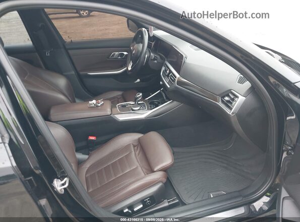 3MW5R1J09L8B33802 2020 BMW 3 SERIES Black Front interior view