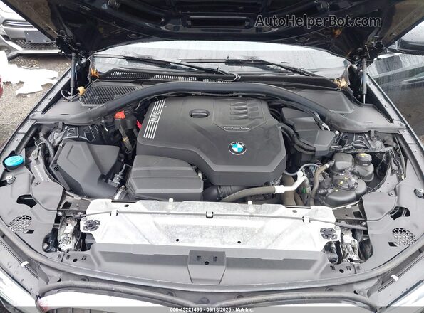 3MW5R7J00L8B04384 2020 BMW 3 SERIES Black უკანა ხედი