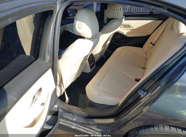 3MW5R7J01L8B22683 2020 BMW 3 SERIES Gray Vista de la etiqueta del VIN