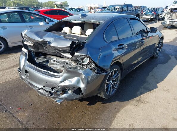 3MW5R7J01L8B22683 2020 BMW 3 SERIES Gray Trasero derecho