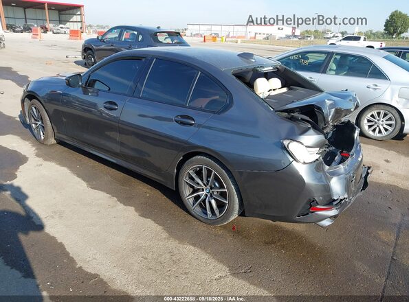 3MW5R7J01L8B22683 2020 BMW 3 SERIES Gray Trasero izquierdo
