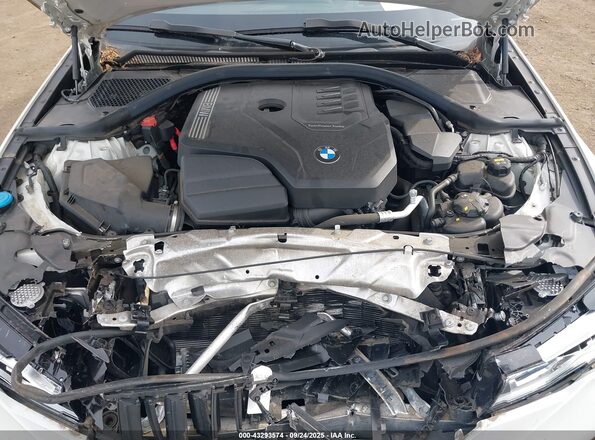 3MW5R7J04L8B19857 2020 BMW 3 SERIES White უკანა ხედი