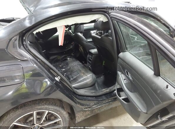 3MW5R7J05N8C54882 2022 BMW 3 SERIES Black Widok naklejki z numerem VIN