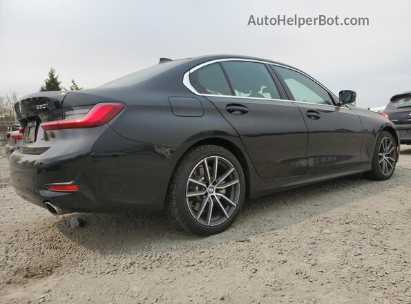 3MW5R7J07L8B08268 2020 BMW 3 SERIES Black უკანა მარჯვენა