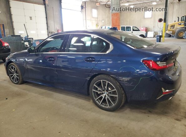 3MW5R7J09L8B26187 2020 BMW 3 SERIES Blue უკანა მარცხენა