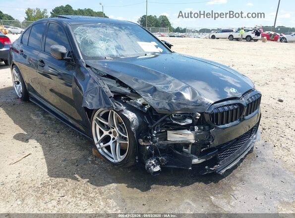 3MW5U7J06N8C25602 2022 BMW 3 SERIES Black წინა ხედი