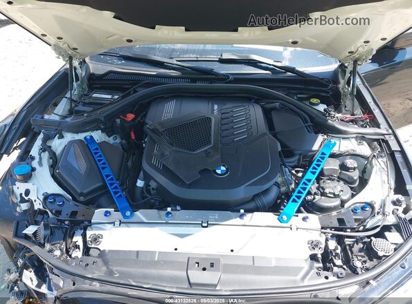 3MW5U7J06N8C25602 2022 BMW 3 SERIES Black უკანა ხედი