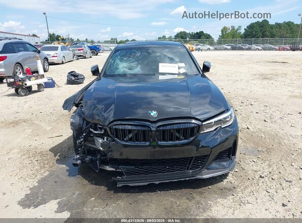 3MW5U7J06N8C25602 2022 BMW 3 SERIES Black ხელსაწყოთა პანელის ხედი