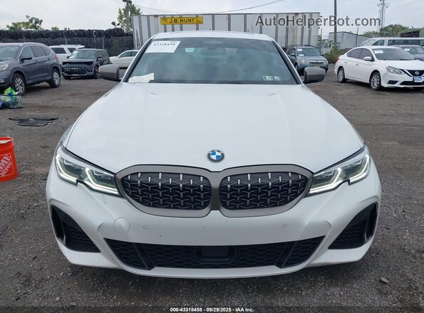 3MW5U9J02N8C28377 2022 BMW 3 SERIES White ხელსაწყოთა პანელის ხედი