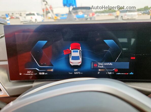3MW69CW04S8F44029 2025 BMW 3 SERIES White Instrument cluster view