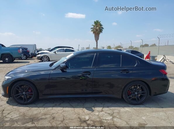 3MW69FF00R8E09383 2024 BMW 3 SERIES Black Widok wnętrza 360 stopni
