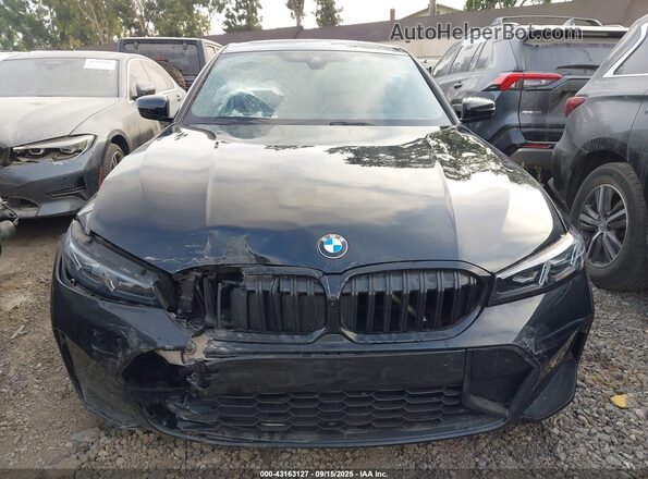 3MW69FF00R8E09383 2024 BMW 3 SERIES Black Widok zestawu wskaźników