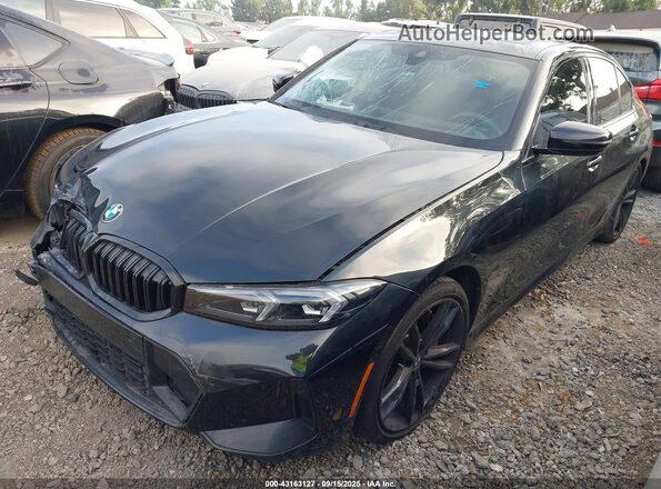 3MW69FF00R8E09383 2024 BMW 3 SERIES Black Przód lewy