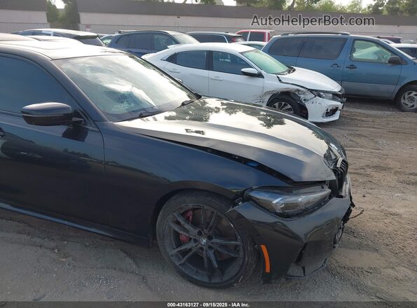 3MW69FF00R8E09383 2024 BMW 3 SERIES Black Widok z przodu