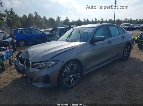 3MW89FF00P8D01707 2023 BMW 3 SERIES Gray Vista tres cuartos delantera izquierda