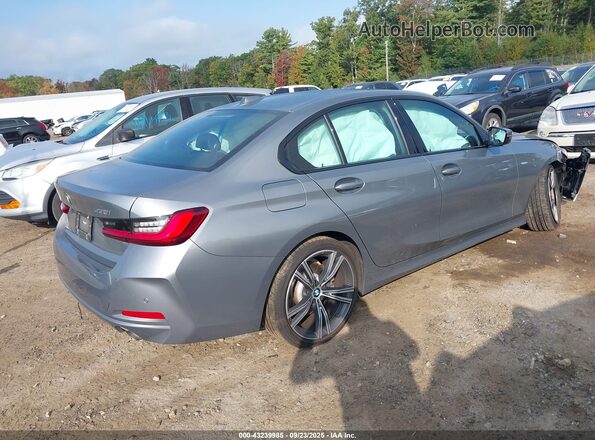 3MW89FF00P8D01707 2023 BMW 3 SERIES Gray Trasero derecho